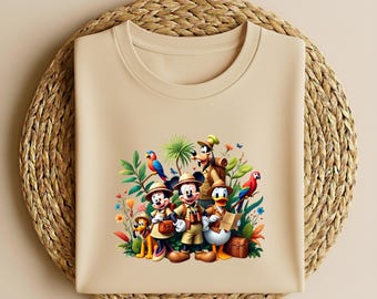 Mickey and Friends Safari Shirt, Disney Safari Mode Shirt, Animal Kingdom Safari Shirt, Mickey Safari Shirt, WDW Shirt
