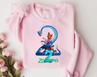 Disney Zootopia 2 Sweatshirt, Zootopia Characters Youth Sweatshirt, Zootopia Sweatshirt, Zootopia Kids Shirt, Zootropolis 2 Sweatshirt