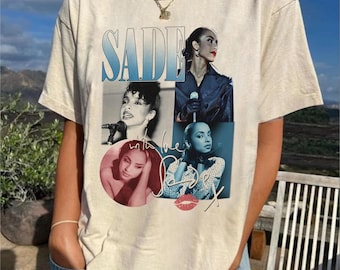 Sade ワールドツアーTシャツ　Mサイズ Sade Adu 90s Graphic Shirt, Pop Music Tour 2024 Shirt, Sade Adu