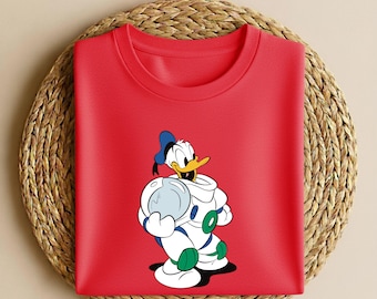 Astronaut Donald Duck Shirt, Mickey Mouse Shirt, Vintage Mickey Shirt, Disney Vacation Shirt, Disneyland Mickey Shirt, Magic Kingdom Shirt