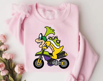 Iggy Sweatshirt, Super Mario Sweatshirt, Nintendo Mario Bros Holiday Gift, Mario Christmas Hoodie, Gamer Gift