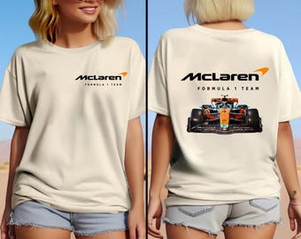 Camiseta McLaren, camiseta McLaren, camiseta de carreras, camiseta de coche, camiseta de carreras McLaren, camiseta del equipo McLaren F1, camiseta McLaren Fórmula 1, camiseta McLaren F1