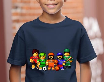 Roblox Football Shirt, Roblox Boy Shirt, Roblox Girl Shirt, Video Game Shirt, Streamer Shirt, Roblox Shirt For Kids, Roblox Lover Shirt