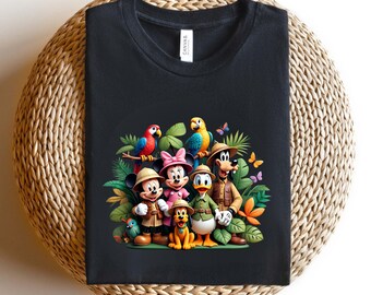 Mickey and Friends Safari Shirt, Disney Safari Mode Shirt, Animal Kingdom Safari Shirt, Mickey Safari Shirt, WDW Shirt