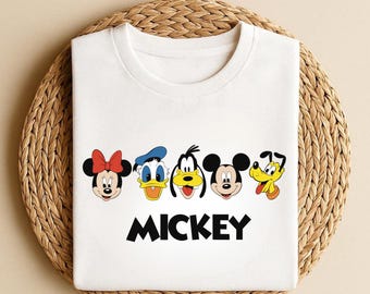 Mickey and Friends Shirt, Vintage Mickey Shirt, Disney Vacation Shirt, Disneyland Mickey Shirt, Magic Kingdom Shirt, Classic Mickey Tee