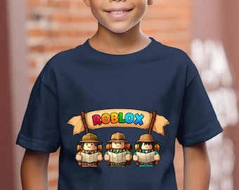 Roblox Camping Shirt, Roblox Boy Shirt, Roblox Girl Tee, Video Game Tee, Streamer Shirt, Roblox Shirt For Kids, Roblox Lover Shirt