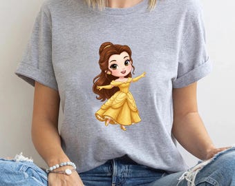Belle Shirt, Disney Princess Shirts, Matching Group Disney Shirts, Disney Bounding Shirts, Elsa Shirt, Anna Shirt, Aurora Shirt