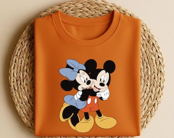 Mickey and Minnie Shirt, Vintage Mickey Shirt, Disney Vacation Shirt, Disneyland Mickey Shirt, Magic Kingdom Shirt, Classic Mickey Tee