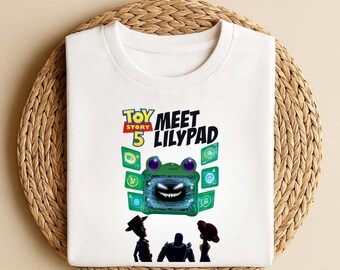Toy Story 5 Shirt, Disney Pixar Toy Story 5 Shirt, Lilypad Toy Story Shirt, Woody Buzz Lightyear Lilypad Shirt, Disney Movie Characters Tee