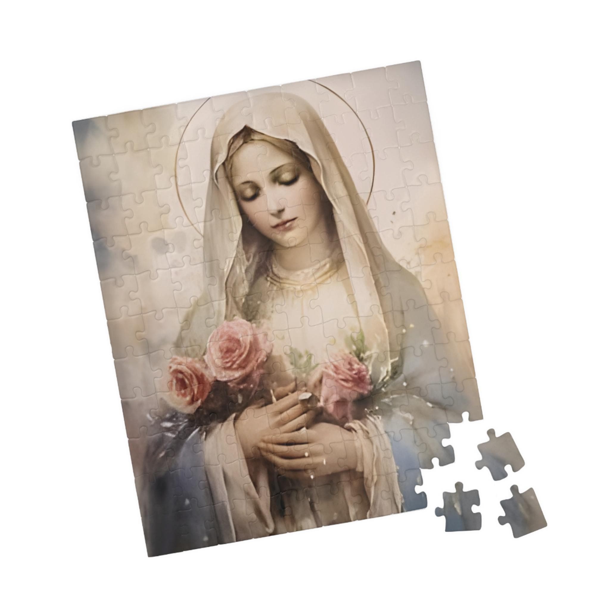 Mother Mary Puzzle - Etsy