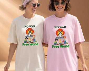No War Free World Unisex T-Shirt Gift