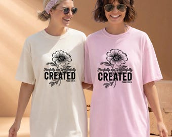 Floral Bible Verse Shirt, Christian Gift for Women Gift