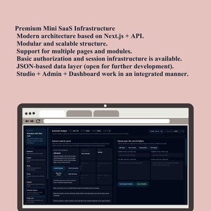 Puede incluir: Una tableta digital muestra una interfaz de software de tema oscuro con m&uacute;ltiples secciones y texto. La pantalla muestra un panel con varias opciones y visualizaciones de datos. El texto en la pantalla incluye "Automatic Analysis" y "Extension Install & Connect."