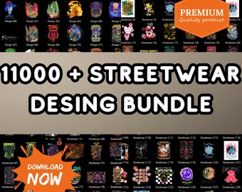 Paquete de más de 11 000 diseños PNG de ropa urbana