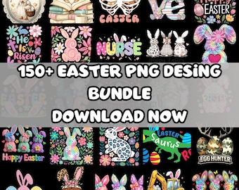 PNG-bundel Pasen: 150+ ontwerpen downloaden
