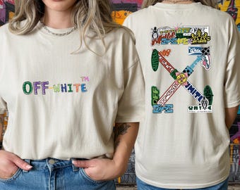 Off White Streetwear Graphic Tee Gift