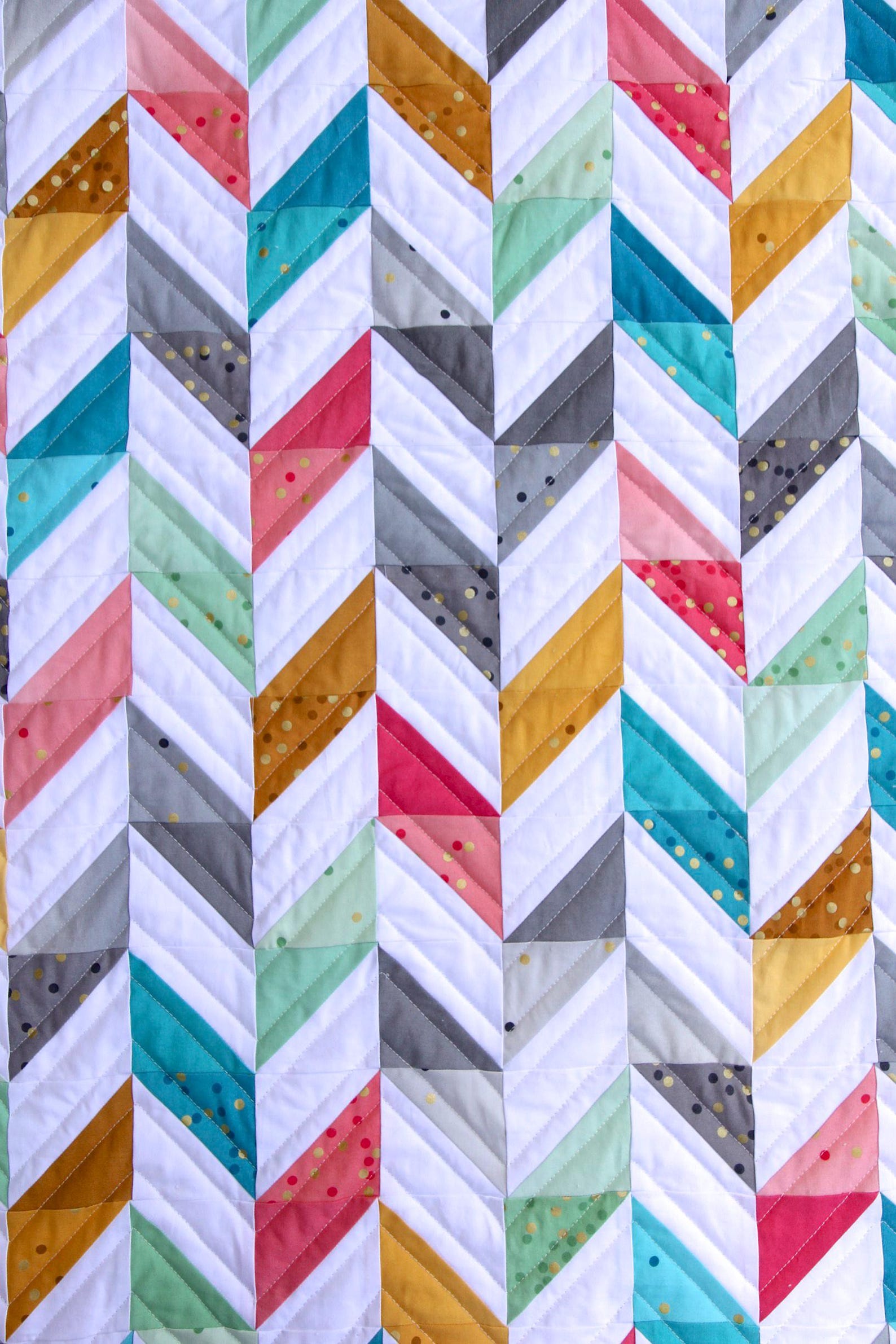 Herringbone Quilt Digital PDF Pattern - Etsy
