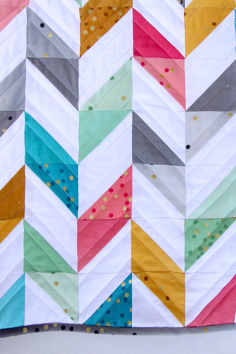 Herringbone Quilt Digital PDF Pattern - Etsy