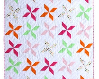 Pinwheel Quilt Digital PDF Pattern