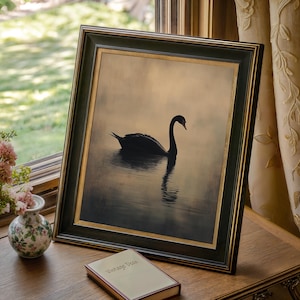 Antique-inspired gallery wall prints in dark academia style, curated vintage moody wall decor set.