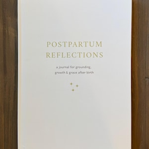 Postpartum Journal for New Moms | Guided Prompts for Healing, Mindfulness & Self-Care After Birth
