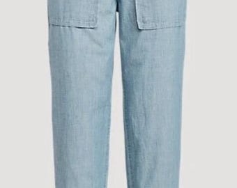 NWT Ralph Lauren Chambray Paper bag Jeans Size 10