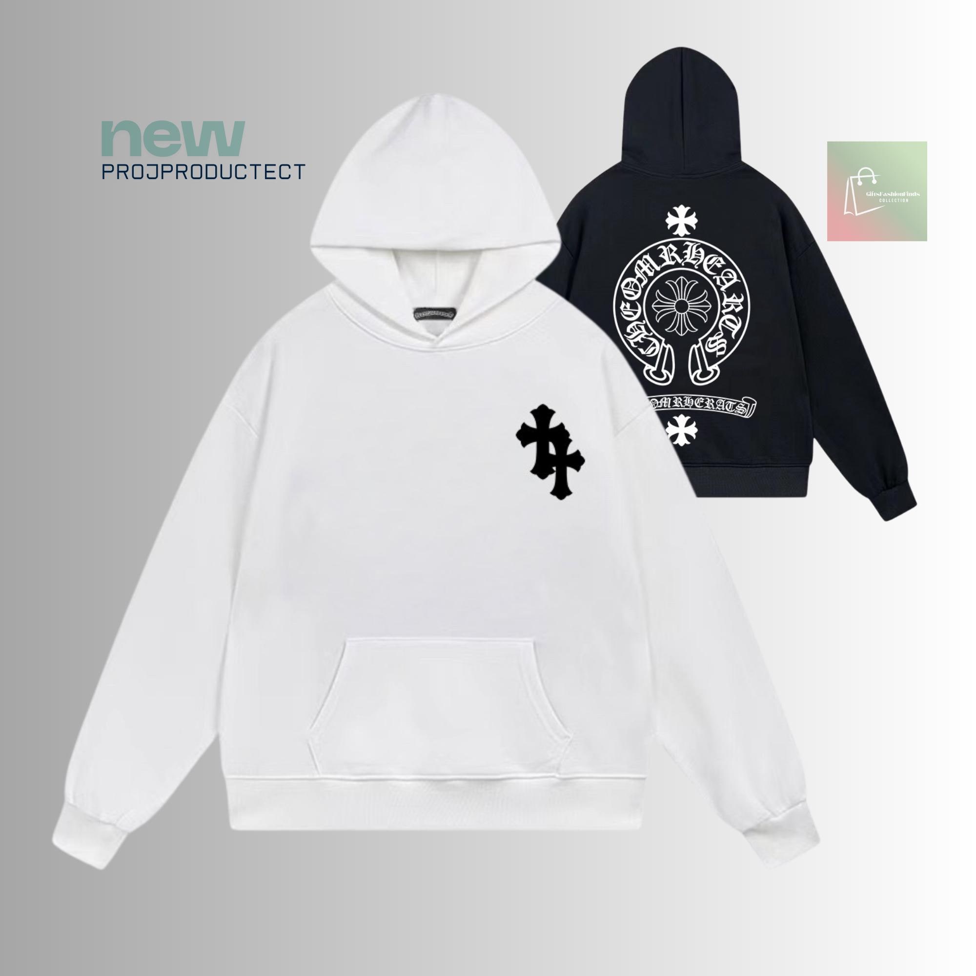 Chrome Heart Hoodie With Logo - Etsy