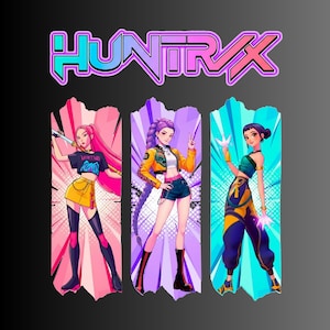 Kpop Demon Hunters PNG, Huntrix Kpop Idol Group Shirt design, Saja Boys Girls Bands Png, Girl Dinner Png, Huntrix fans, Digital Download