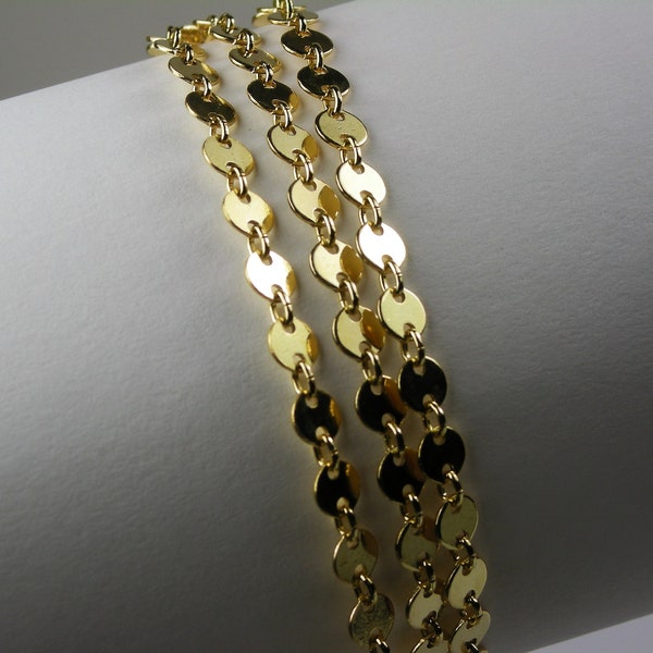 Triple-Wrap Gold Bracelet, 14KGold Filled, Simple, Minimalist