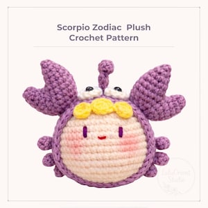 Scorpio Zodiac Plush Crochet Pattern | Astrology Amigurumi PDF | Star Sign Doll Pattern | Instant Download