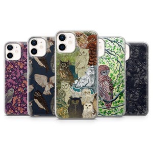 Eule Handyhülle Vogel Natur Nocturnal für iPhone 17, 16, 15, 14, 13, 12, 11, Samsung S25, S24, A16, A56, Pixel 10 Pro XL, 9A, 8Pro, 7A