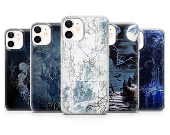 Gotiskt telefonskal Mystic Haunted Dark för iPhone 17, 16, 15, 14, 13, 12, Samsung S26, S25, S24, A17, A56, Pixel 10 Pro XL, 9A, 8Pro, 7