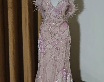 pink peacock dress Kaia Dress