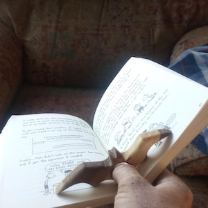 Wooden Batarang Bookmark | Kids Gift | Book Buddy | Batman Fan Gift | Comic Reader Accessory