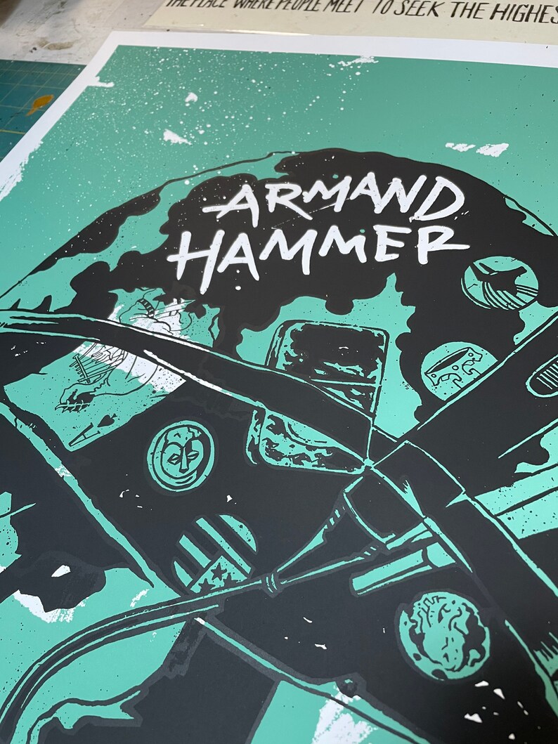 Official Armand Hammer Tour Poster Etsy