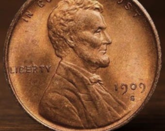 米国1909年リンカーン1セント銅貨 – 装飾用P/S/VDB/SVDBコピー - Etsy 日本