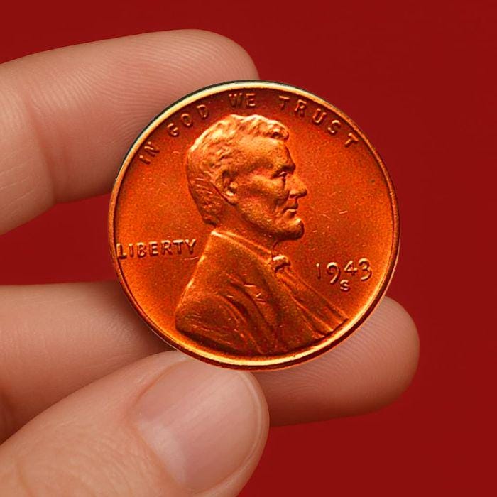 1943 copper penny - Etsy 日本