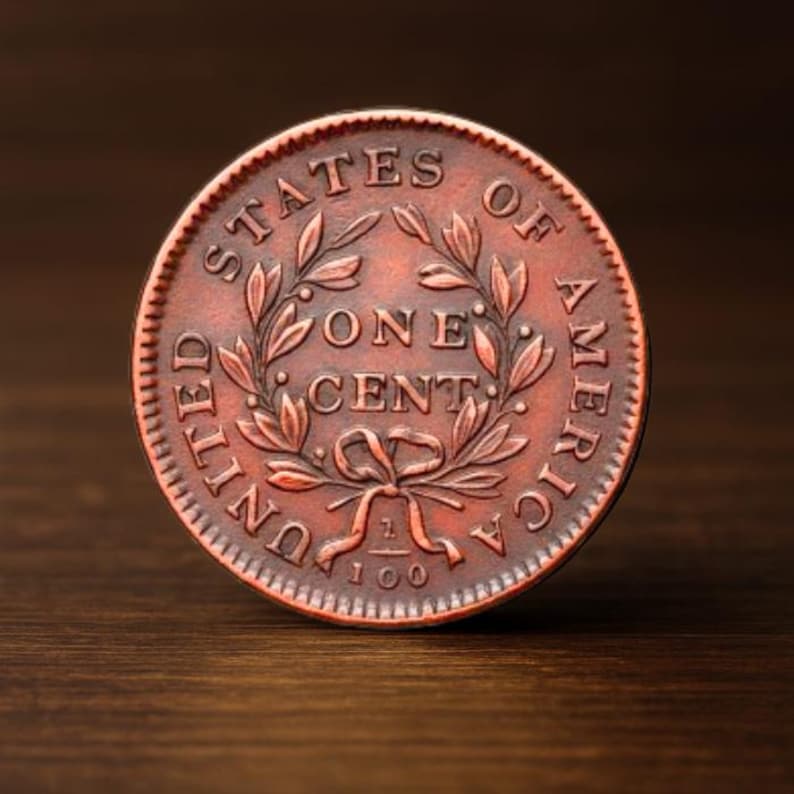 1799 Draped Bust Large Cent – Early U.S. Copper Coin Collectible - Etsy