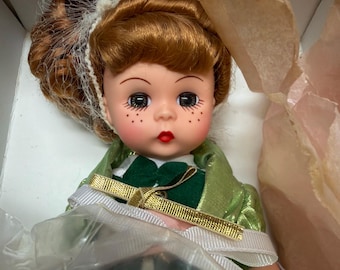 Madame Alexander St Patty's Day Parade 8" Doll-No Box, Doll in Outer Liner