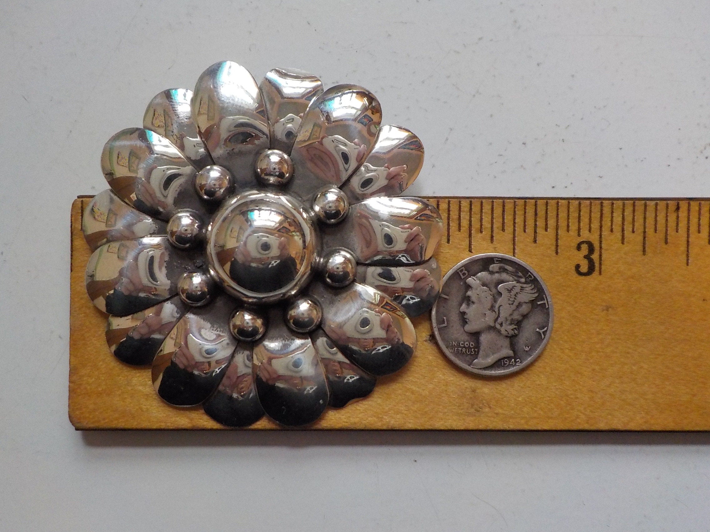 アクセサリー Vintage Mexican Jewelry sunflower taxco アクセサリー Vintage Mexican Jewelry sunflower taxco Vintage