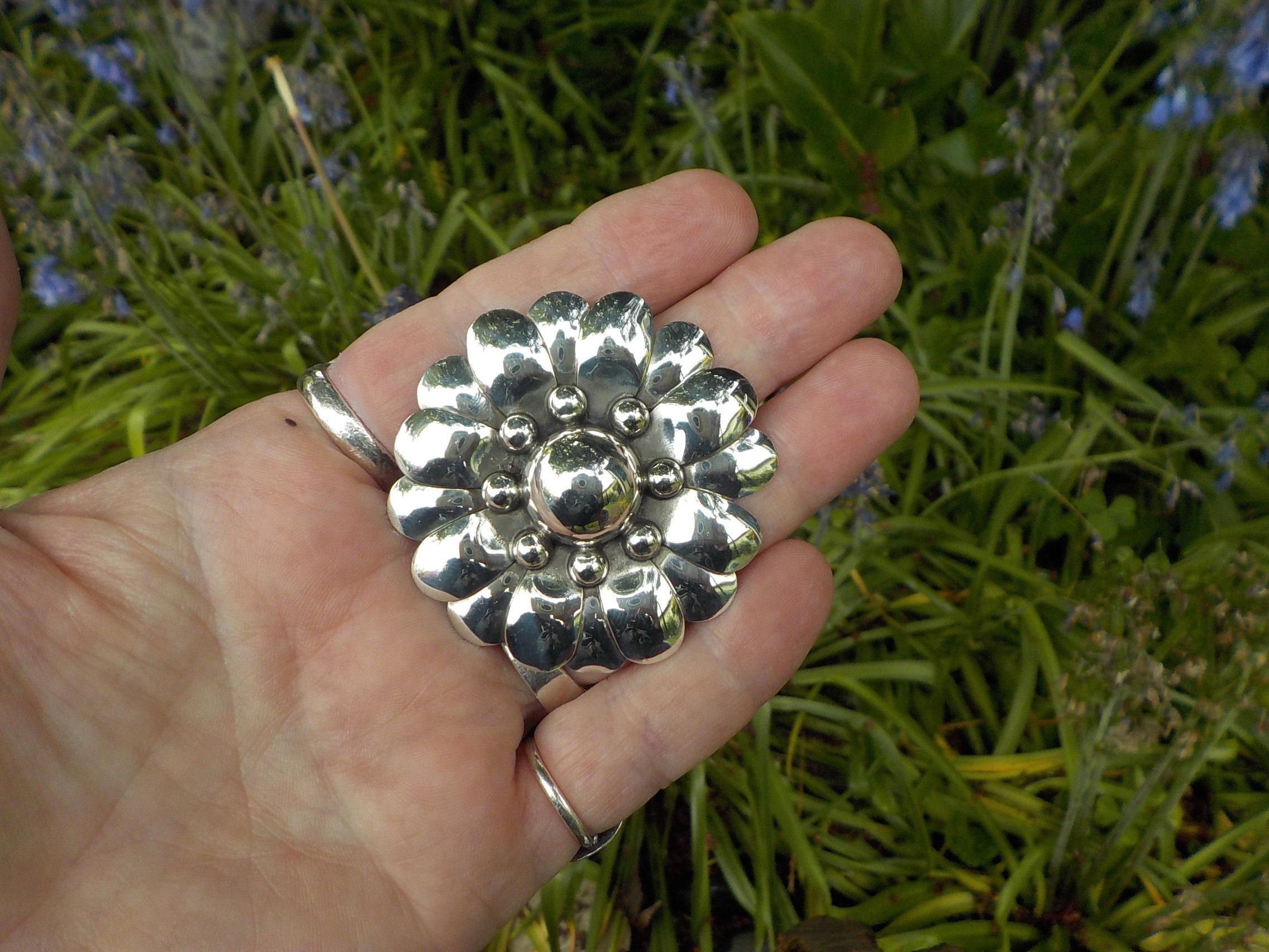 アクセサリー Vintage Mexican Jewelry sunflower taxco アクセサリー Vintage Mexican Jewelry sunflower taxco Vintage