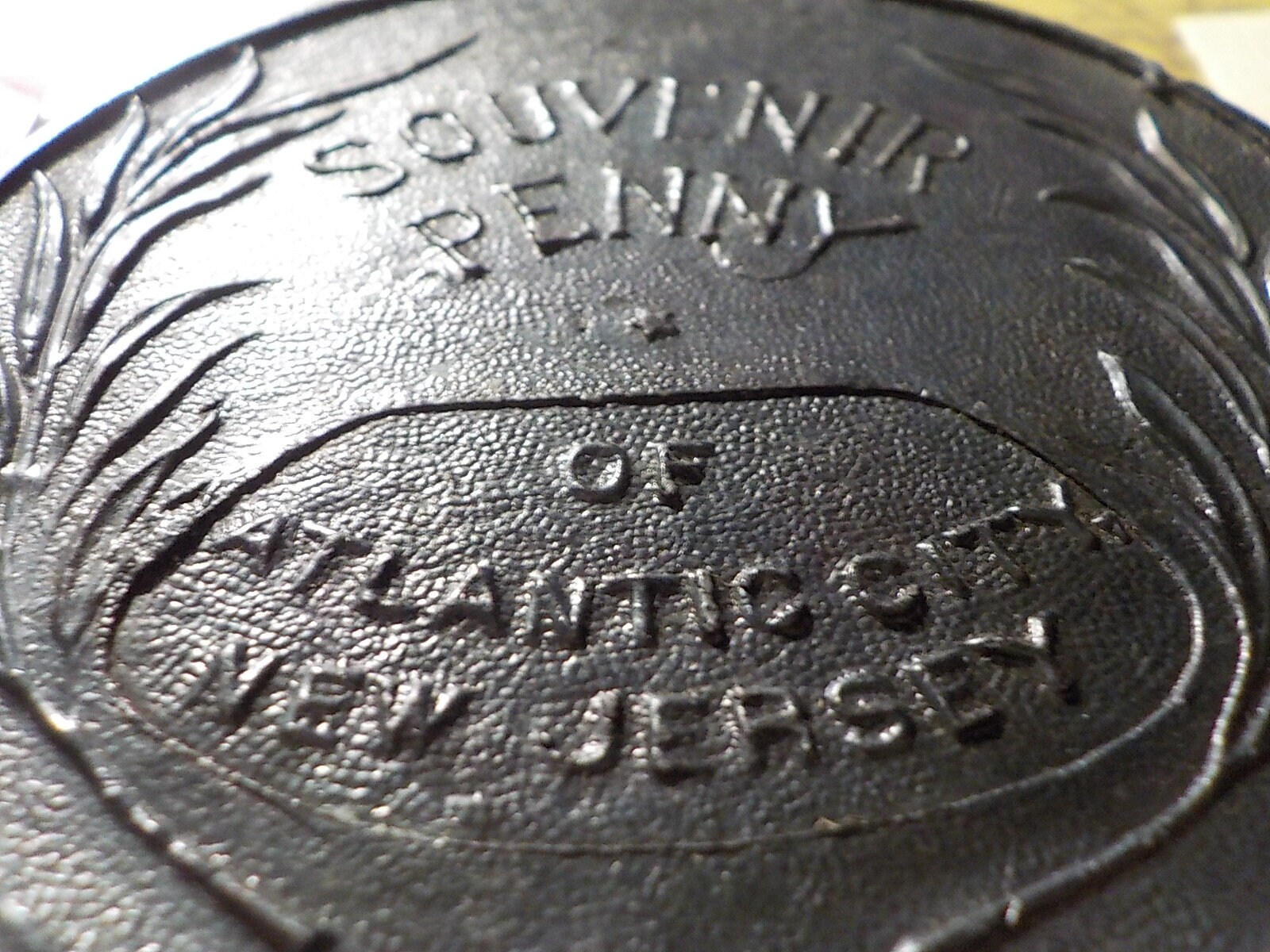 Big Rare Vintage Atlantic City New Jersey Lucky Penny Native Etsy