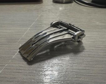 Ersatz für Seamaster Speedmaster Riemen Spange Einsatz Silber Stahl 16-20 mm