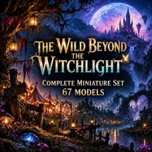 67 Pcs DND Adventure Modules The Wild Beyond the Witchlight Minis Complete Adventure Monster RPG Tabletop Miniatures Set 28mm Scale