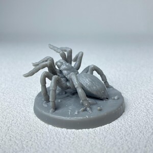 DND Giant Spider Miniatures Monster Paintable 3D Printed Models for TRPG Tabletop Game Accessories, Pathfinder, Tabletop Wargames（50mm Base） image 3