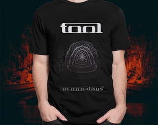 T-shirt Uomo Tool 'Parabola Logo' (Black) Taglia Medium | Maglietta Manica Corta In Cotone