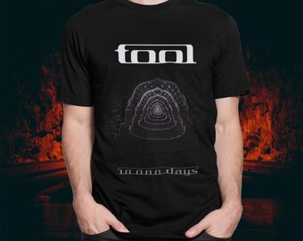 T-shirt Uomo Tool 'Parabola Logo' (Black) Taglia Medium | Maglietta Manica Corta In Cotone