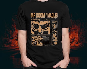 MF Doom T-Shirt - Rap Music Shirt - Madvillainy Demos Album - MF Doom Album Shirt - MF Doom Merch - Unisex Rapper Clothing