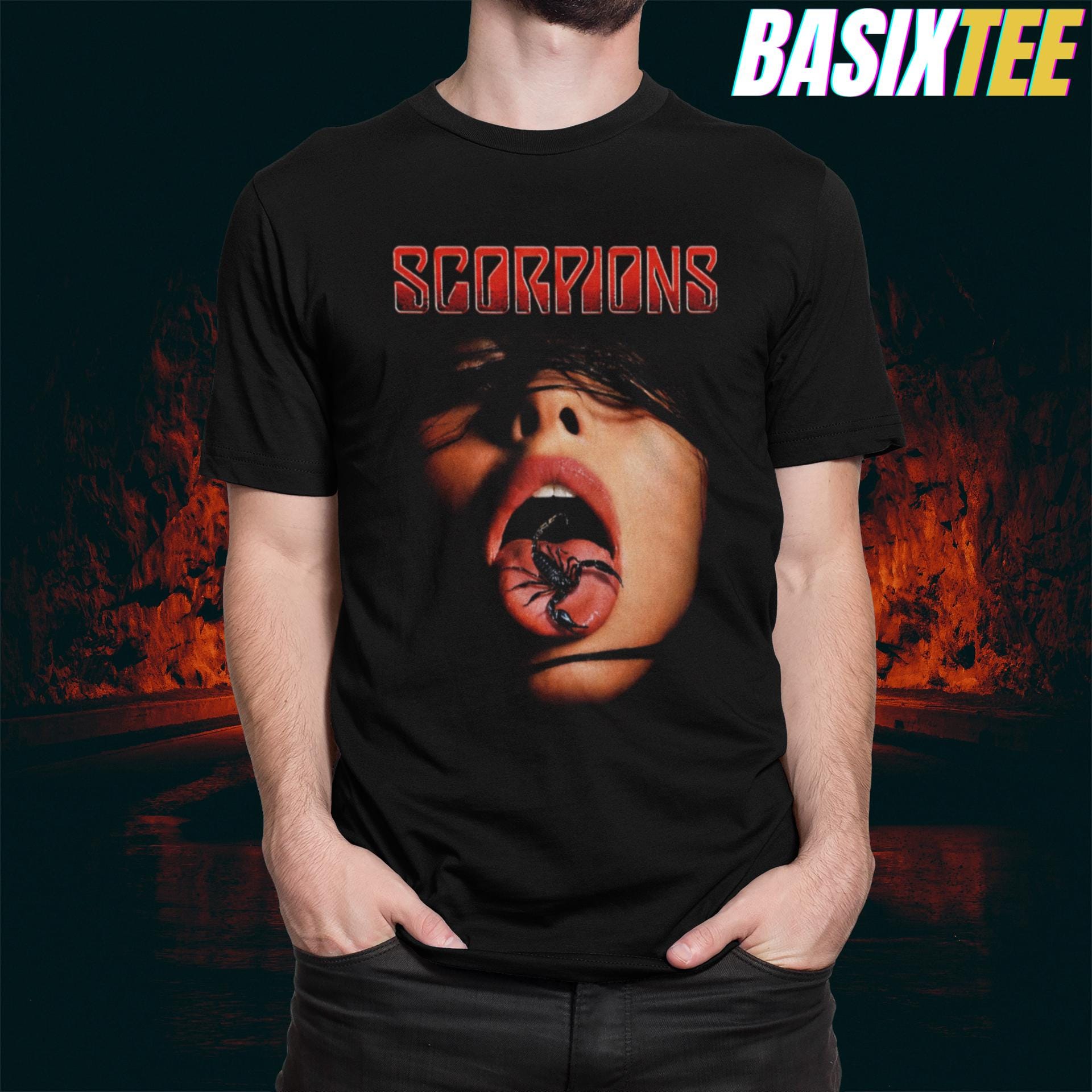 Vintage Scorpions T - Etsy