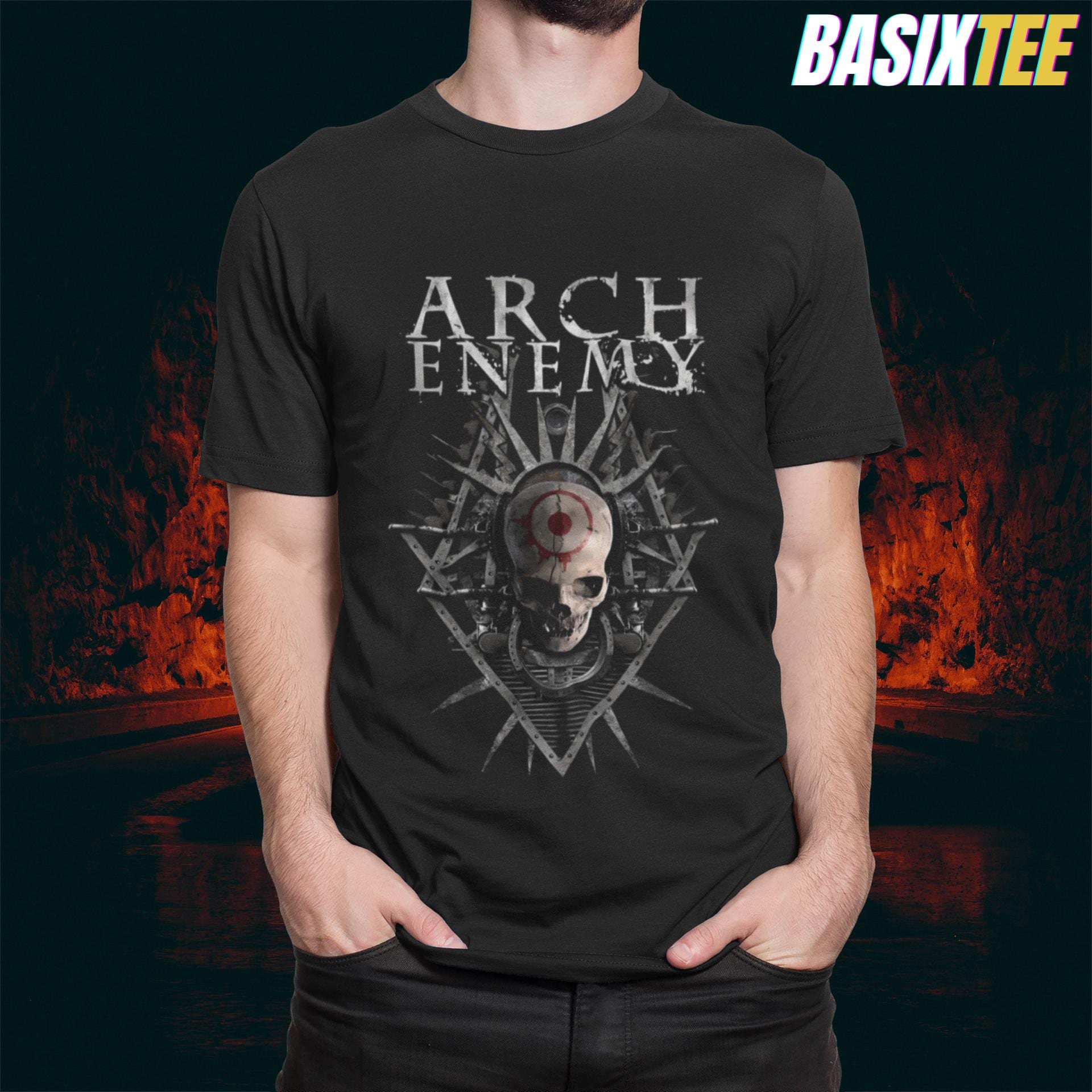 arch enemy シャツ death l デスメタル Vintage 90s ARCH ENEMY Long Sleeve Authentic Band Shirt All Cotton